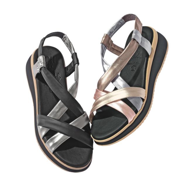 Oh my Sandals/オーマイサンダルズ 素材コンビ 厚底サンダル（スペイン製） パンプス サンダル 192106