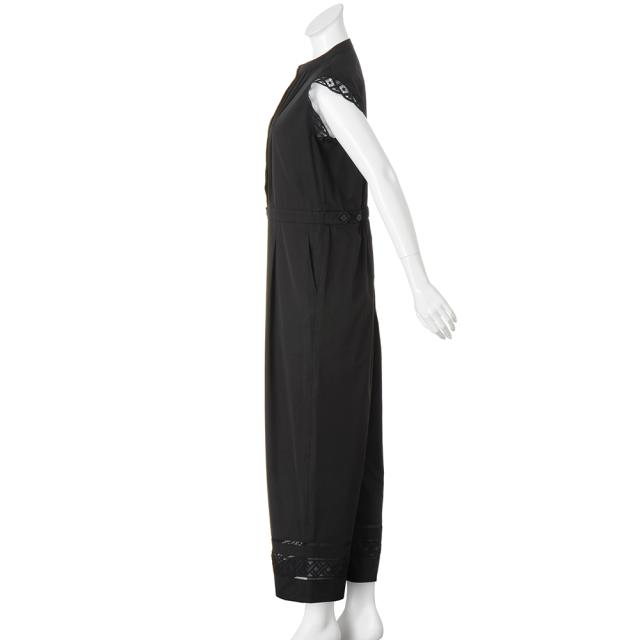 ピンタックレース オールインワン パンツ サロペット オールインワン 192302_4