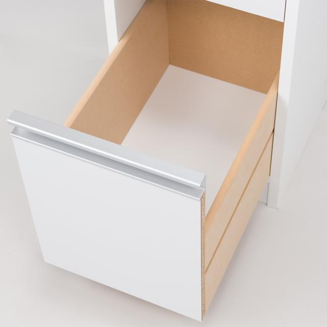 ［幅25奥行55高さ85cm］水ハネに強いキッチン隙間収納庫 ロータイプ 日本製 キッチン収納 キッチンストッカー 隙間収納 630113_7