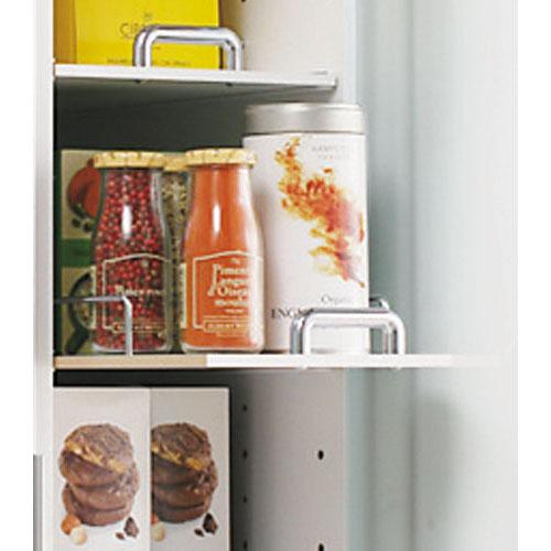 キッチン収納 キッチンストッカー 隙間収納 上品な清潔感のあるアクリル扉のキッチンすき間収納 幅20cm・奥行44.5cm 527148の通販は