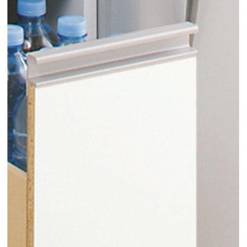 キッチン収納 キッチンストッカー 隙間収納 上品な清潔感のあるアクリル扉のキッチンすき間収納 幅20cm・奥行44.5cm 527148の通販は