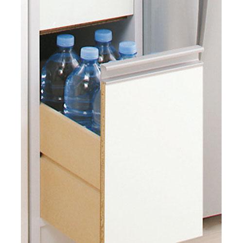 キッチン収納 キッチンストッカー 隙間収納 上品な清潔感のあるアクリル扉のキッチンすき間収納 幅20cm・奥行44.5cm 527148の通販は