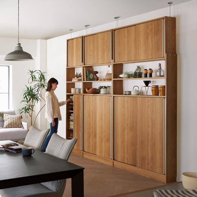 家具 収納 トイレ収納 洗面所収納 狭いキッチンでも置ける 薄型引き戸パントリー収納庫 奥行21cmタイプ 幅1cm の通販はau Pay マーケット ディノス Au Pay マーケット店