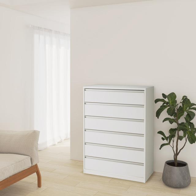 新品 ディノス 隠しキャスター付きワイドクローゼットチェスト 幅120 6