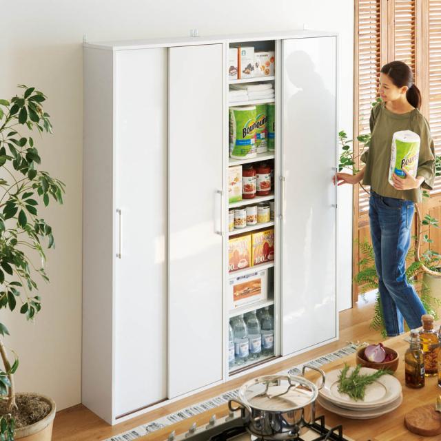 家具 収納 トイレ収納 洗面所収納 すっきり隠せる薄型引き戸収納庫 幅 5cm の通販はau Pay マーケット ディノス Au Pay マーケット店