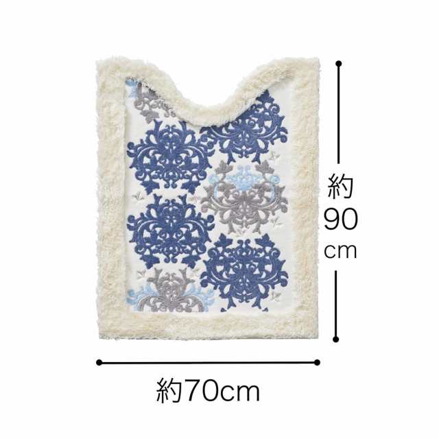 インテリア雑貨 日用品 バス用品 トイレ用品 トイレマット 便座カバー 大判・トイレマット（DressLeaf トイレタリー）  H18003の通販はau PAY マーケット - ディノス au PAY マーケット店