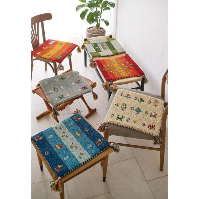 Gabbeh/ギャッベ インド製マット 約40cm×180cm カーペット ラグ マット キッチンマット H94514_3
