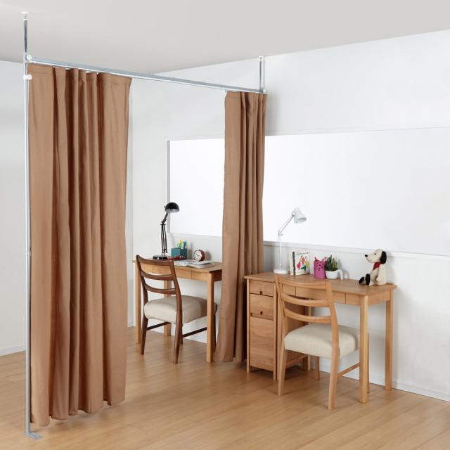 インテリア雑貨 日用品 パーテーション 間仕切り 突っ張り 伸縮式目隠しカーテン レールタイプ の通販はau Pay マーケット ディノス Au Pay マーケット店