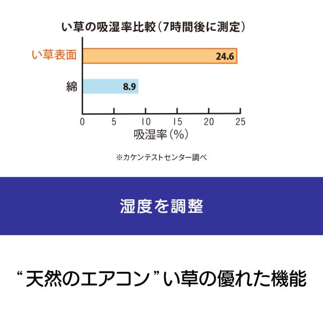 ≪約67×180cm≫ い草インテリアマット〈リーブス〉（厚さ約5mm） カーペット ラグ マット 玄関マット 654446_8
