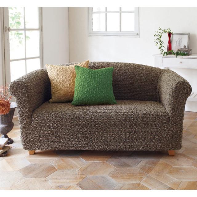 ソファーカバー 人掛けソファーカバー ≪2.5-3人掛用・一体型≫ スペイン製ソファカバー［クルール］ 524703