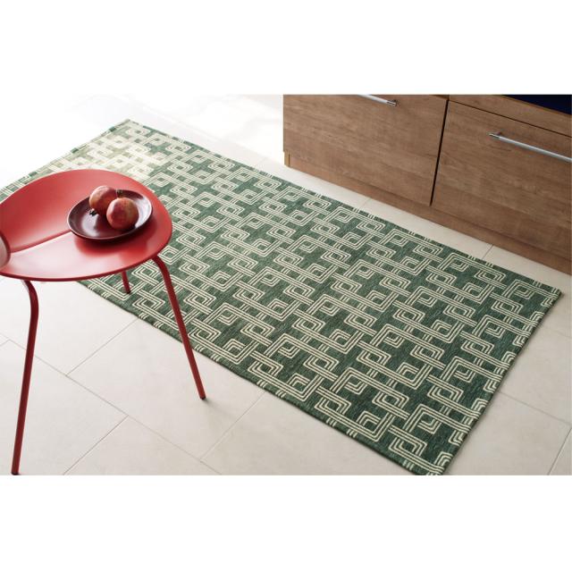 ≪約80×180cm≫ イタリア製マルチクロスRita キッチンマット カーペット ラグ マット キッチンマット H95069