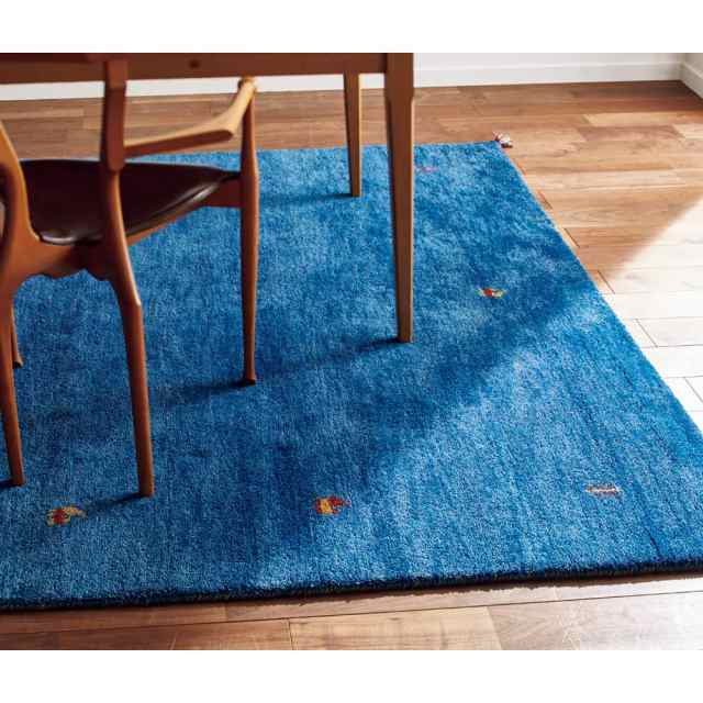 カーテン 敷物 ソファカバー カーペット ラグ マット 絨毯 約200×250cm（Gabbeh/ギャベ インド製 ラグ） H37730