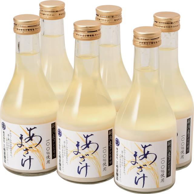 「三崎屋醸造」 新潟産コシヒカリ100％あま酒（310g×6本） ドリンク 飲み物 甘酒 FH9813_1