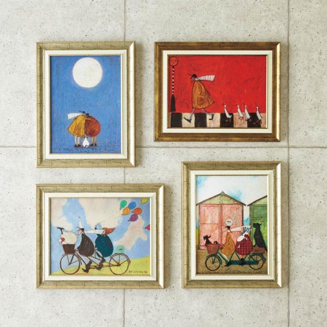 Sam Toft/サムトフト アートフレーム M 1枚 絵画 アート ウォールデコレーション アートフレーム H92622