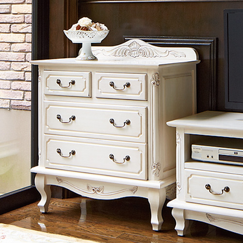 アンティーク調クラシック家具　チェスト アンティーク調クラシック家具シリーズ チェスト・幅75cm リビング収納