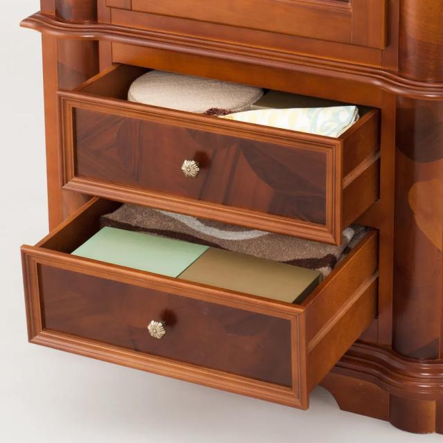 イタリア製キャビネット イタリア製 象がんシリーズ ガラスキャビネット 高さ170cm 通販 - ディノス