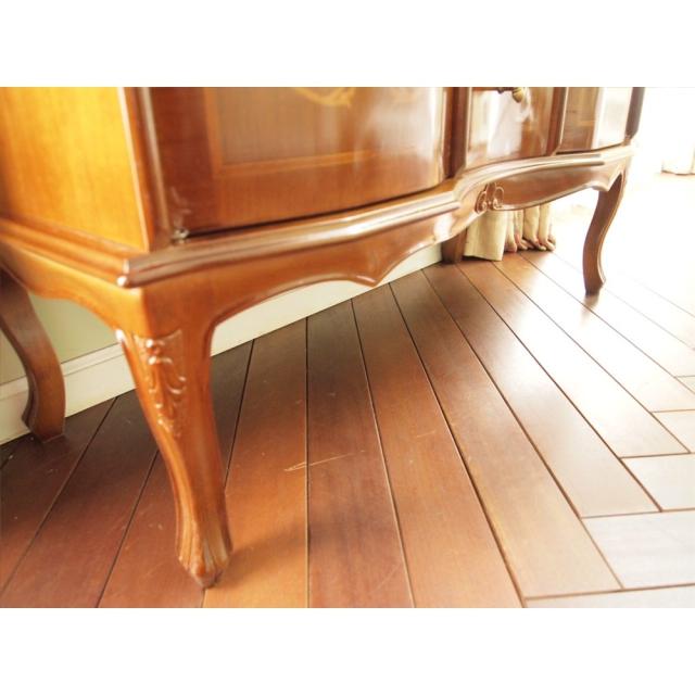 イタリア製 猫脚 象がんシリーズ キャビネット 幅87cm リビング収納 キャビネット リビングボード 626415_8