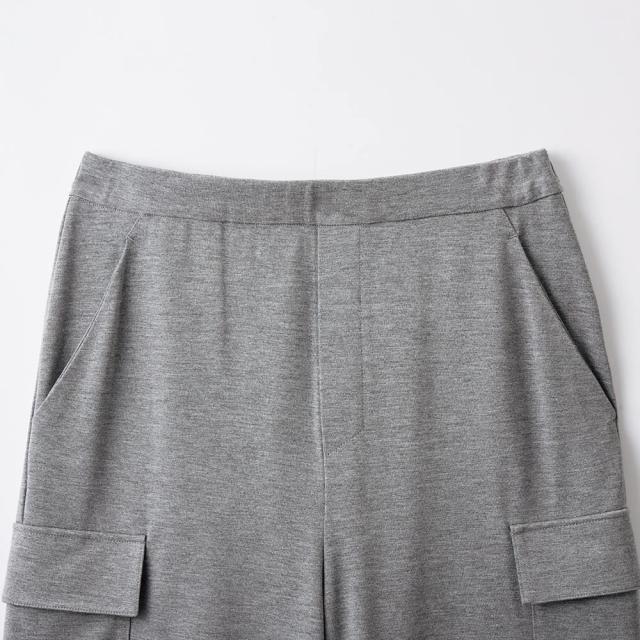 ポンチ素材 プルオン カーゴパンツ パンツ イージーパンツ 111103