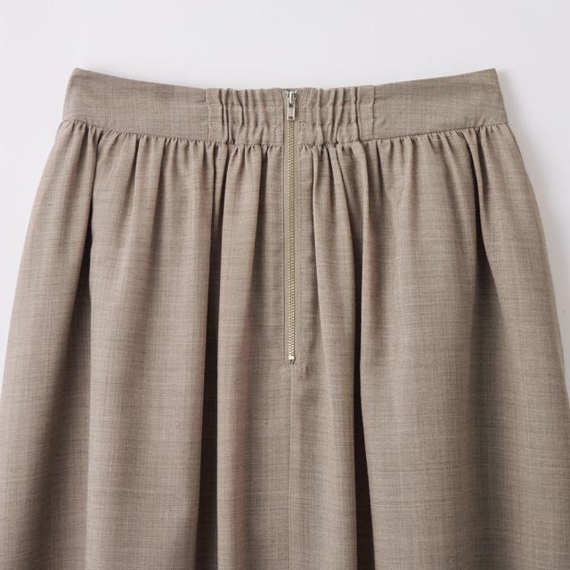 ウール混ボイル ギャザースカート スカート フレアスカート ギャザースカート 112002 ウール混ボイル ギャザースカート スカート フレアスカート ギャザー