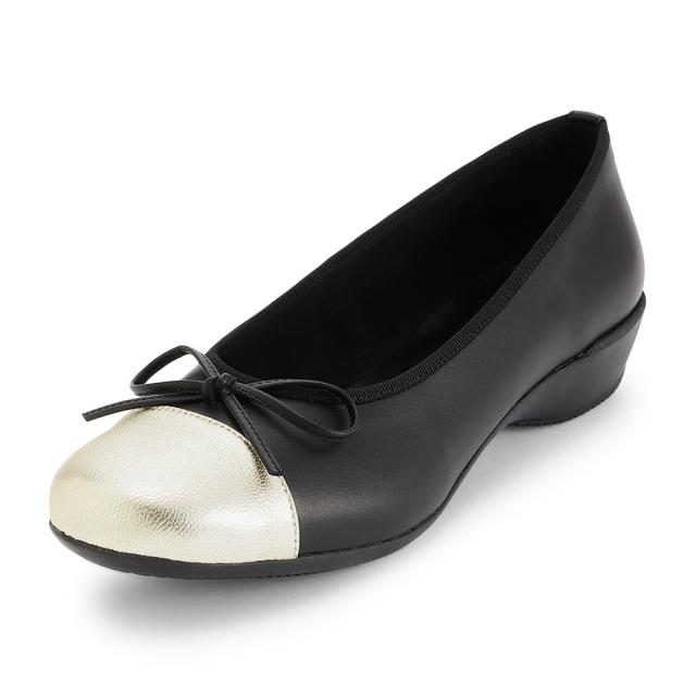 素材コンビ レザー モールドソール パンプス スニーカー コンフォート