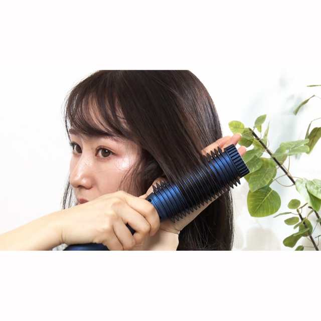 ヘアアイロン ブラシ型 2way 美容 ヘアケア器具 ブラシ型アイロン 