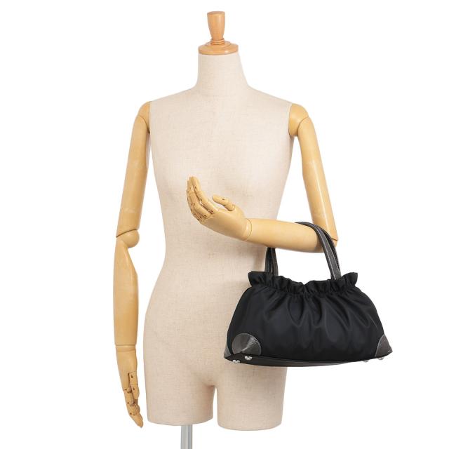 LANZETTI/ランゼッティ 素材コンビ 2WAY バッグ（イタリア製） バッグ