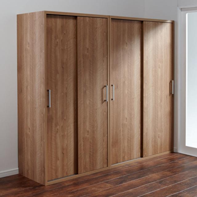 家具 収納 衣類収納 クローゼットハンガー カバー オシャレな北欧風デザイン 天然木調 引き戸クローゼットハンガー 幅150cm の通販はau Pay マーケット ディノス Au Pay マーケット店