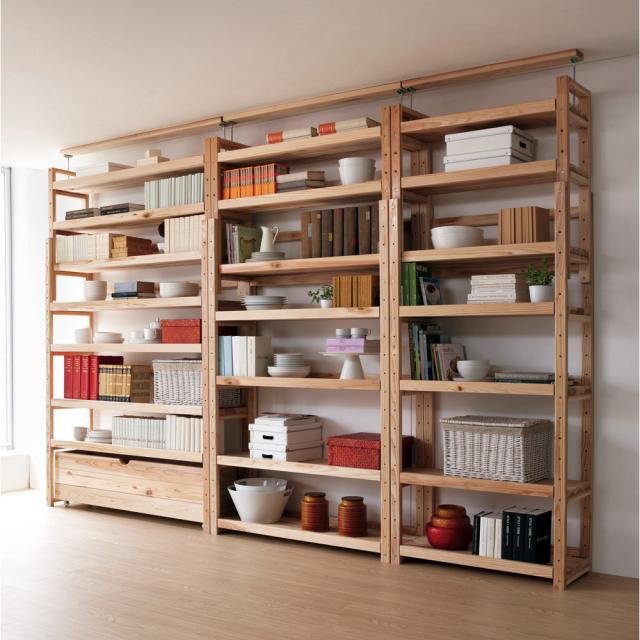 家具 収納 キッチン収納 食器棚 キッチンストッカー 国産杉の無垢材キッチン収納 パントリーキッチンラック 幅119奥行38cm の通販はau Pay マーケット ディノス Au Pay マーケット店