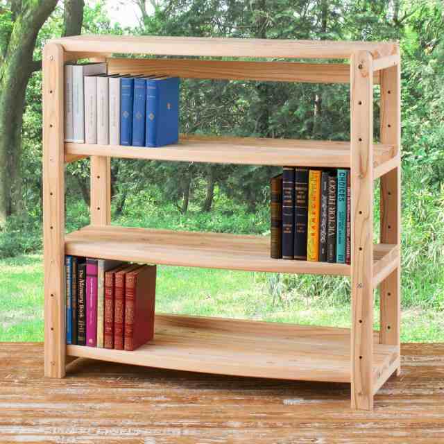 家具 収納 本棚 ラック シェルフ AVラック オーディオラック 国産杉 頑丈オープンラック 奥行35cm 幅89cm 高さ89cm  733812の通販はau PAY マーケット ディノス au PAY マーケット店
