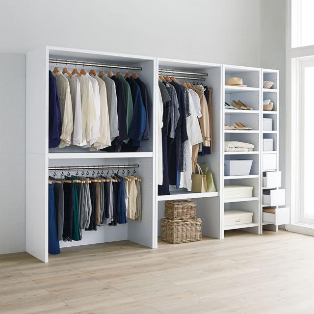 家具 収納 衣類収納 ハンガーラック ウォークインクローゼット収納シリーズ 棚タイプ 幅60cm 奥行44cm の通販はau Pay マーケット ディノス Au Pay マーケット店