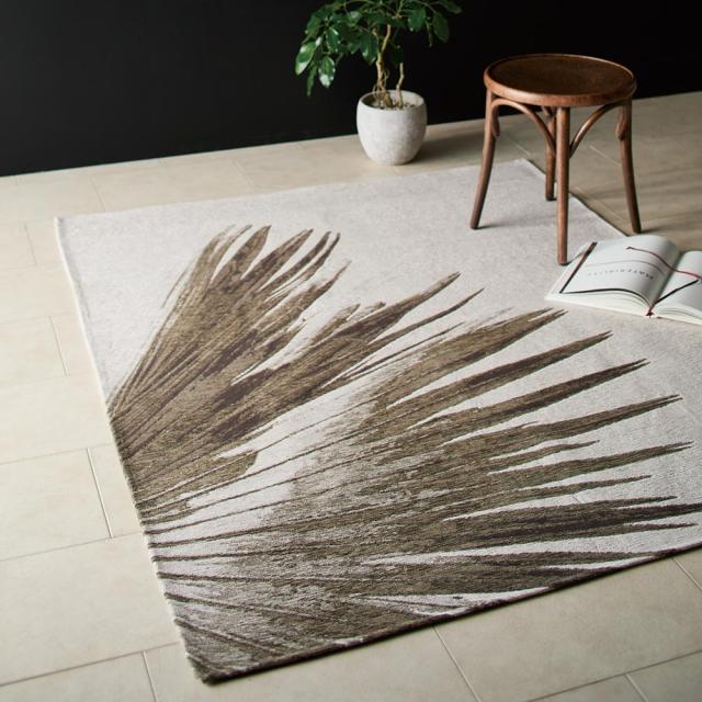 防炎 ラグマット/絨毯 〔約133×195cm ベージュ〕 ホットカーペット対応 ベルギー製 『コンラッド』 プレーベル 50439/BE〔代引不可〕 防炎 ラグマット⁄絨毯 約133×195cm ベージュ ホットカーペット対応