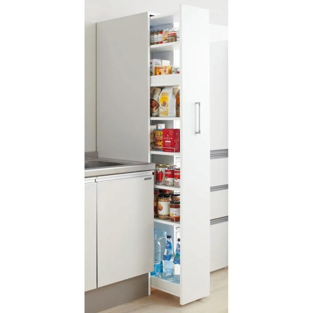 キッチン 冷蔵庫横 隙間 すき間 収納 おしゃれ ≪幅20cm≫ 42サイズから選べる すっきり隠せる頑丈隙間ワゴン 奥行55高さ180cm 629927