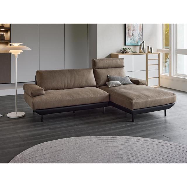 カウチ コーナー L字 ソファ Aosta/アオスタ ソファ 座って左カウチソファセット＋アームレスト２個セット H71002の通販は