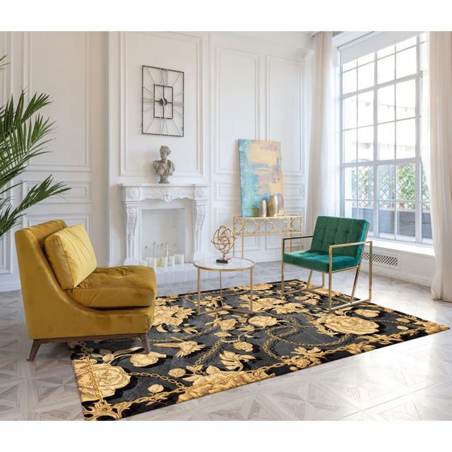 カーペット マット ラグ 絨毯 ≪154cm×220cm≫ジャカード織 イタリア製ラグ H75108の通販は 28,000円