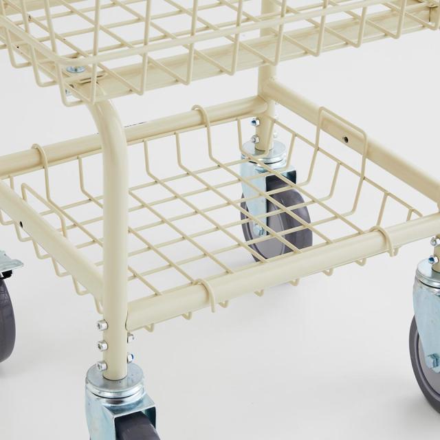 DULTON/ダルトン ランドリーカート アイボリー カートのみ トイレ 洗面所 ランドリー収納 ランドリー 洗濯かご H82535_5