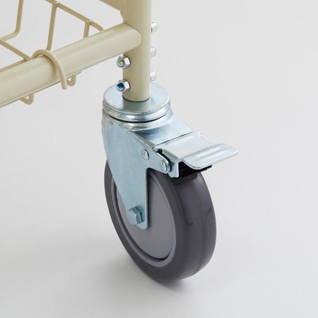 DULTON/ダルトン ランドリーカート アイボリー カートのみ トイレ 洗面所 ランドリー収納 ランドリー 洗濯かご H82535_6