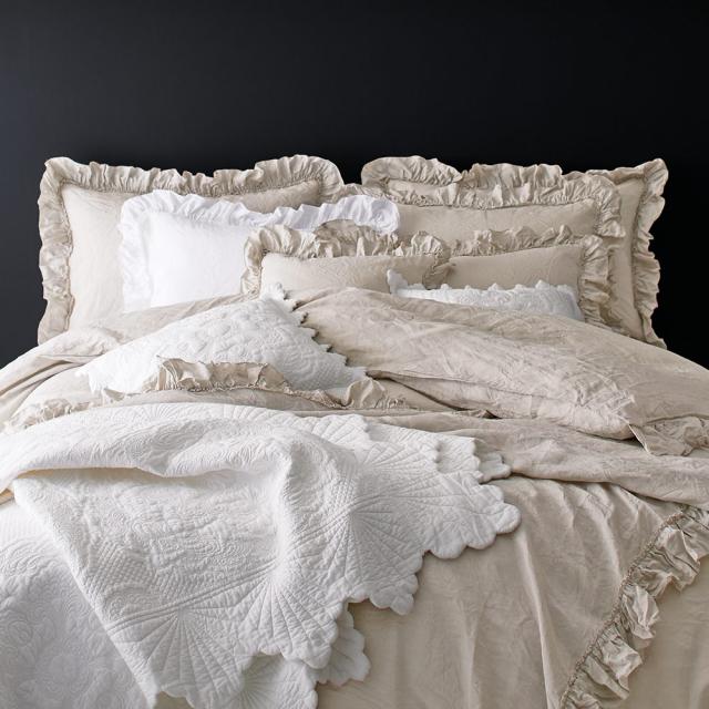 布団カバー シーツ 枕カバー ピローケース 全周フリル ≪普通判≫ FrenchLinen/フレンチリネン フリルカバーリング ピローケース H73503の通販は 5,013円