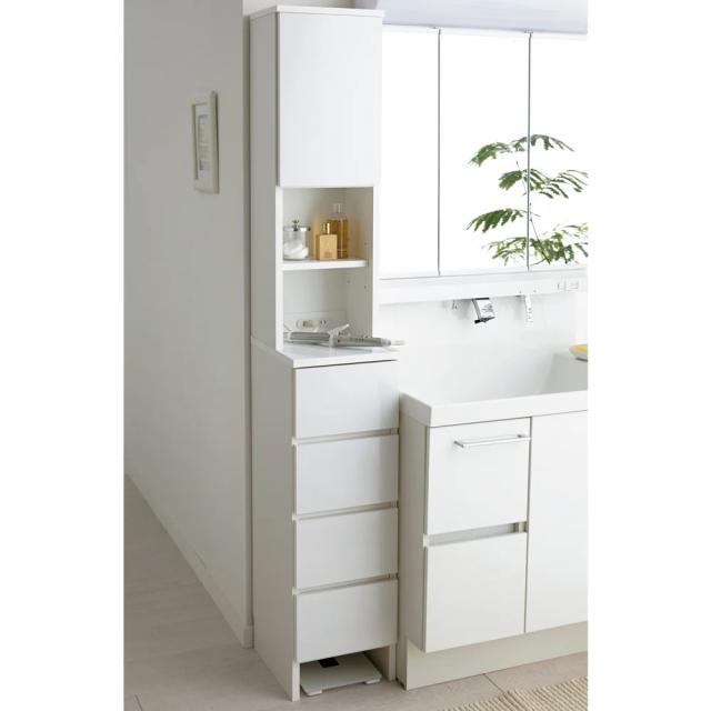 ディノス 家電が使えるコンセント付き多機能洗面所チェスト 幅60cm