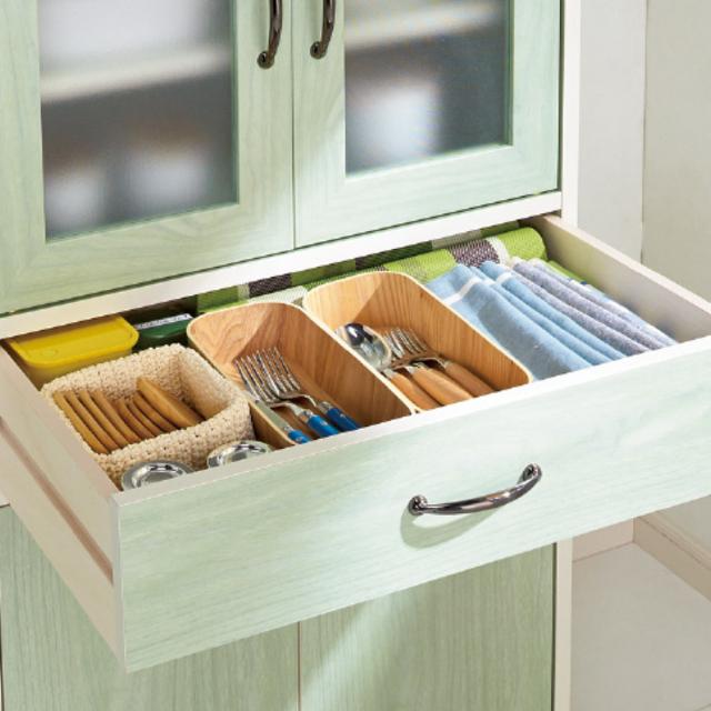 キッチン収納ミニ食器棚シリーズ キャビネット大（高さ120.5cm） キッチン収納 キッチンボード 630425_3