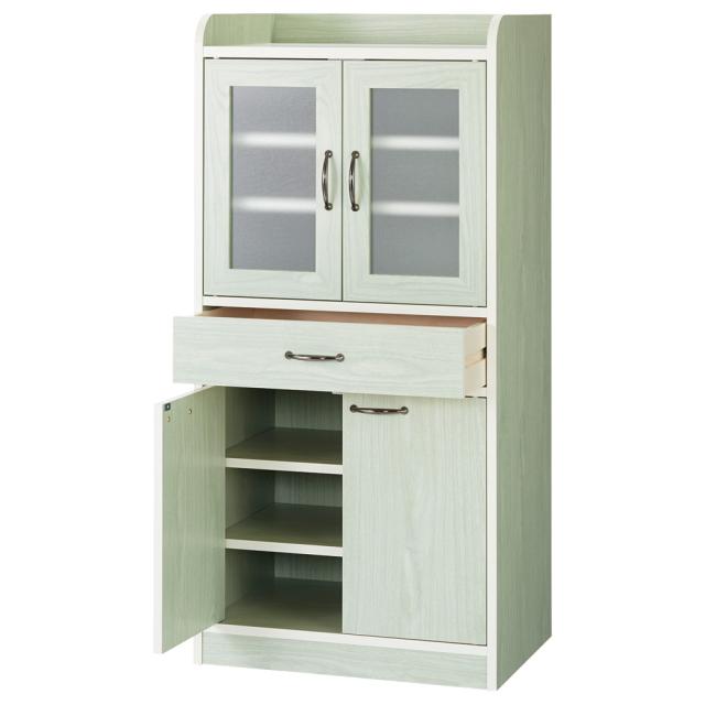 キッチン収納ミニ食器棚シリーズ キャビネット大（高さ120.5cm） キッチン収納 キッチンボード 630425_5