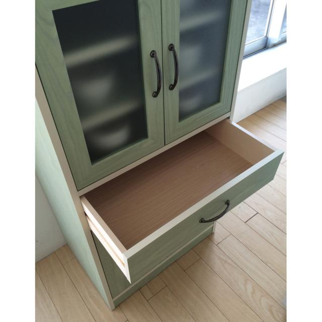 キッチン収納ミニ食器棚シリーズ キャビネット大（高さ120.5cm） キッチン収納 キッチンボード 630425_9