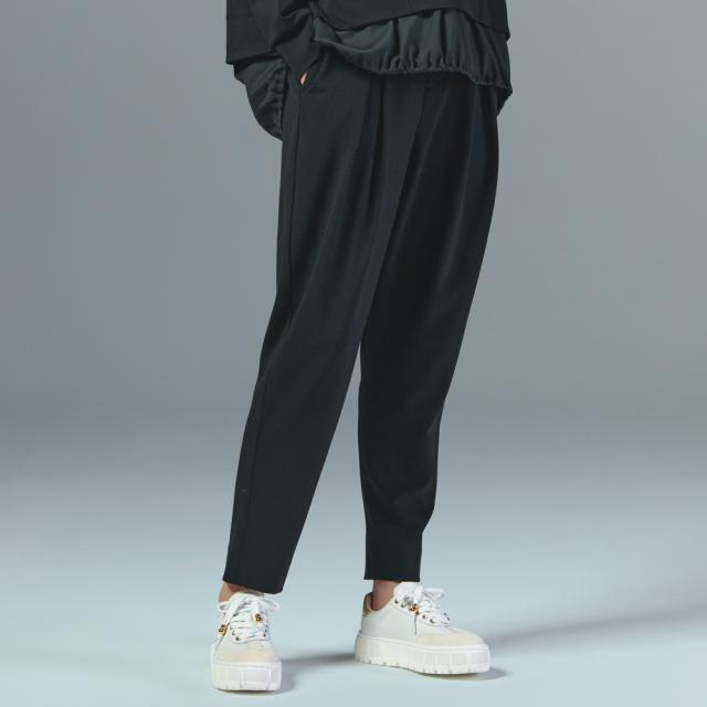 ボックスタックデザイン ゆったり テーパードパンツ パンツ イージーパンツ 102002