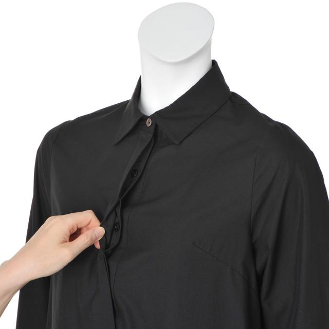 配色 カットワークレース シャツワンピース ワンピース マキシワンピース ロングワンピース 104102 配色 カットワークレース シャツワンピース ワンピース マキシ