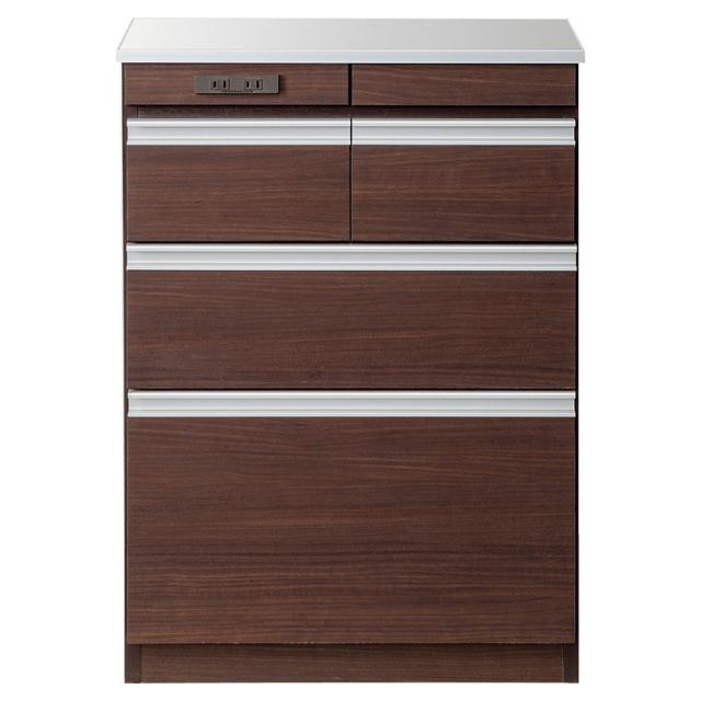 薄型ステンレス天板カウンター 幅60cm キッチン収納 キッチンカウンター 629413_1
