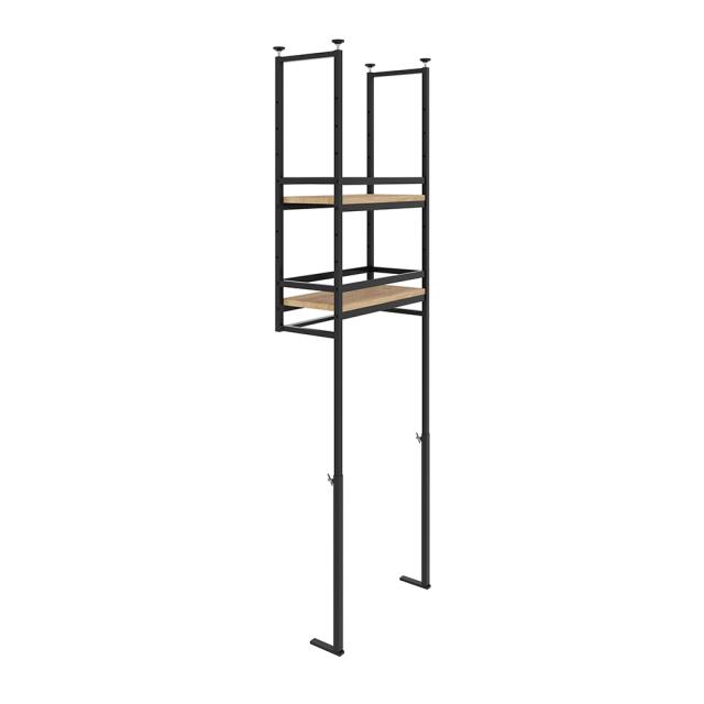 簡単設置突っ張りカウンター上吊棚 幅47cm奥行22cm高さ125cm-160cm キッチン収納 キッチンカウンター上収納 630707_6