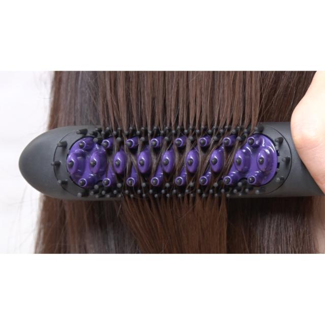 ブラシ型 へアアイロン ヘアケア器具 美容 ストレートアイロン ストレート アイロン ブラシ ブラシアイロン DAFNI/ダフニ nano AR2508_4