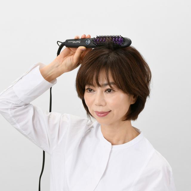 ブラシ型 へアアイロン ヘアケア器具 美容 ストレートアイロン ストレート アイロン ブラシ ブラシアイロン DAFNI/ダフニ nano AR2508_7