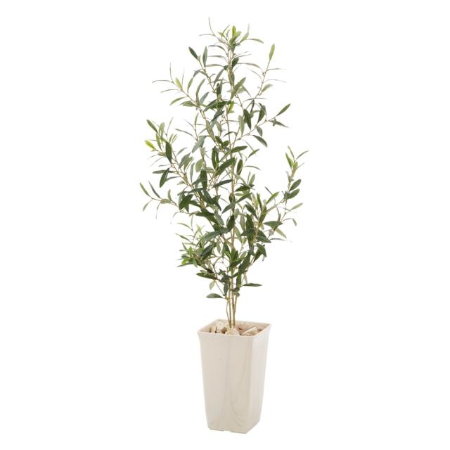 CT触媒オリーブ110センチ インテリアグリーン 造花 フェイク 人工観葉植物 G03118_1
