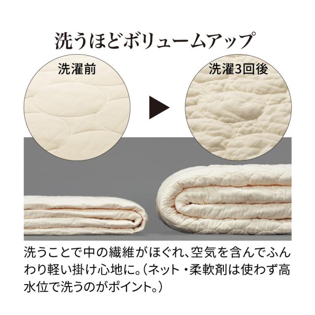 綿 冬 夏 敷パッド パットシーツ ベッドシーツ 新生活 ≪クイーンロング｜約160×210cm≫ パシーマ（R）EX 無地 敷きパッド 653309_7