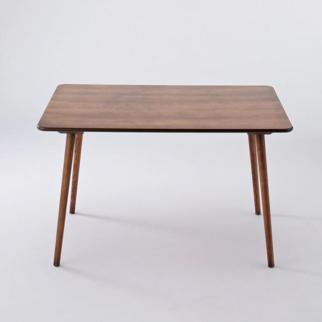 アンティーク風テーパーダイニングテーブル 長方形 幅約120cm×80cm［チェコTON社製］ テーブル ダイニングテーブル H93907